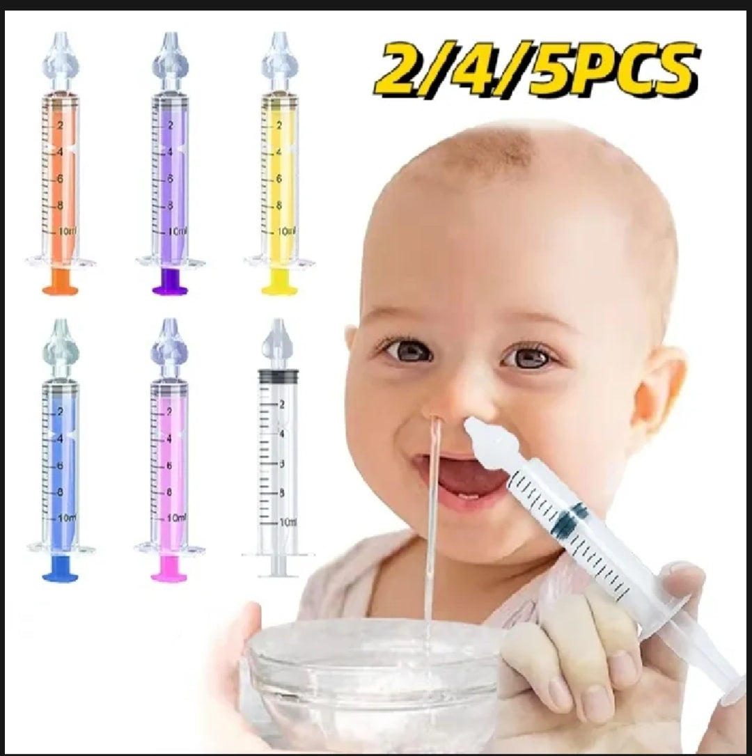 Pack of 2 Baby Nose Cleaners – Soft Silicone BPA-Free Nasal Aspirators for Newborns & Infants