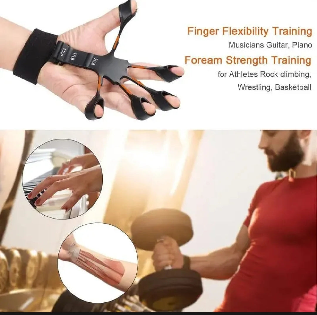 Adjustable Finger & Hand Grip Strengthener – Forearm, Wrist & Finger Exercise Tool