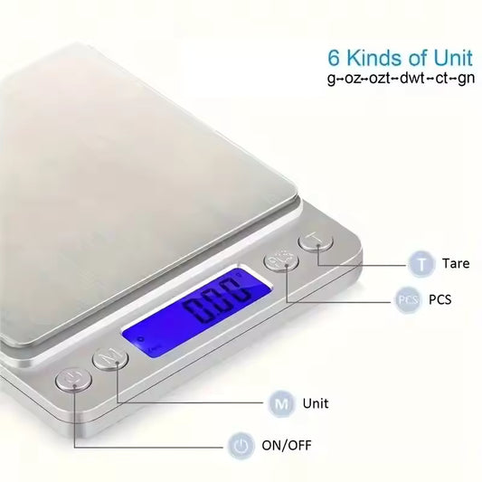 Digital Gold & Jewelry Scale – 0.1g Precision Weighing Machine