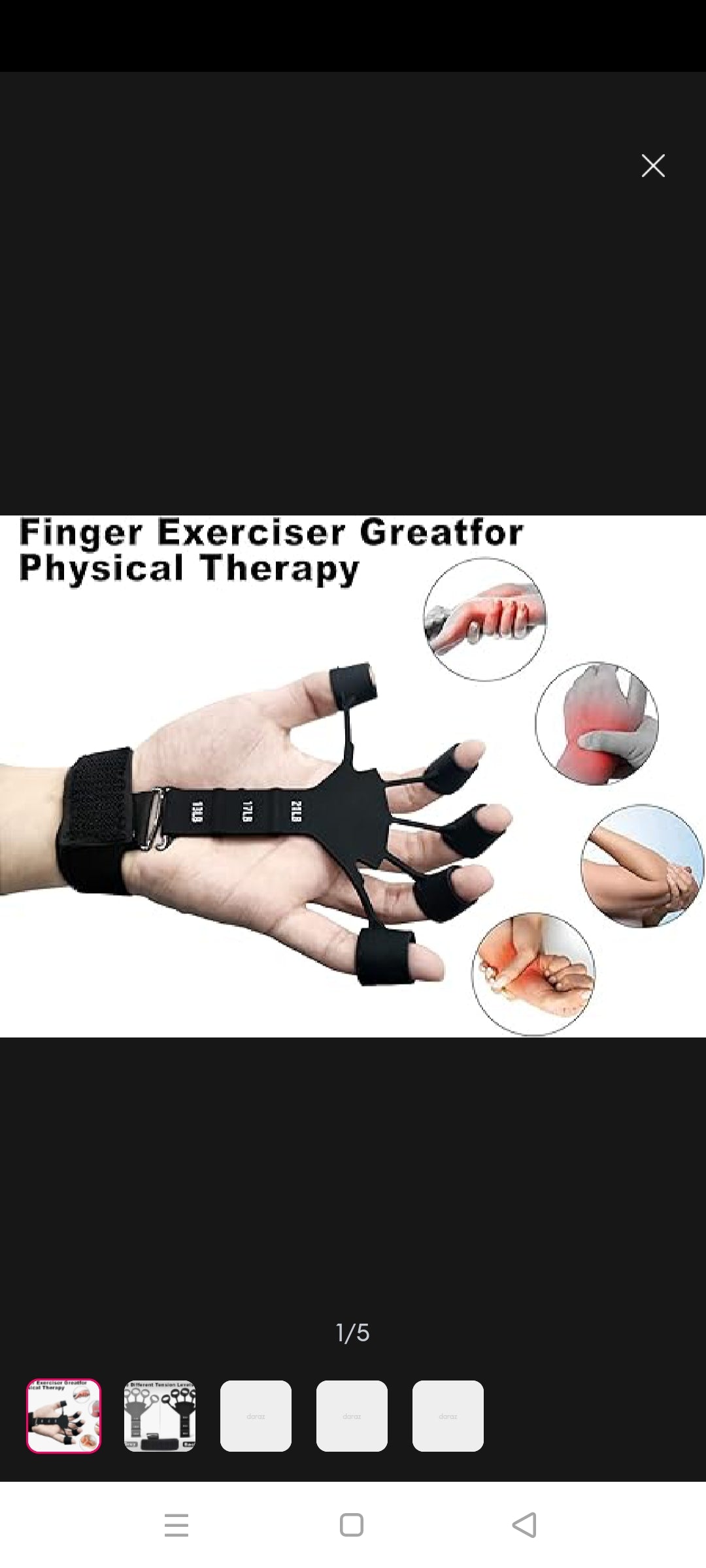 Hand Grip Strengthener & Finger Exerciser – Adjustable Resistance