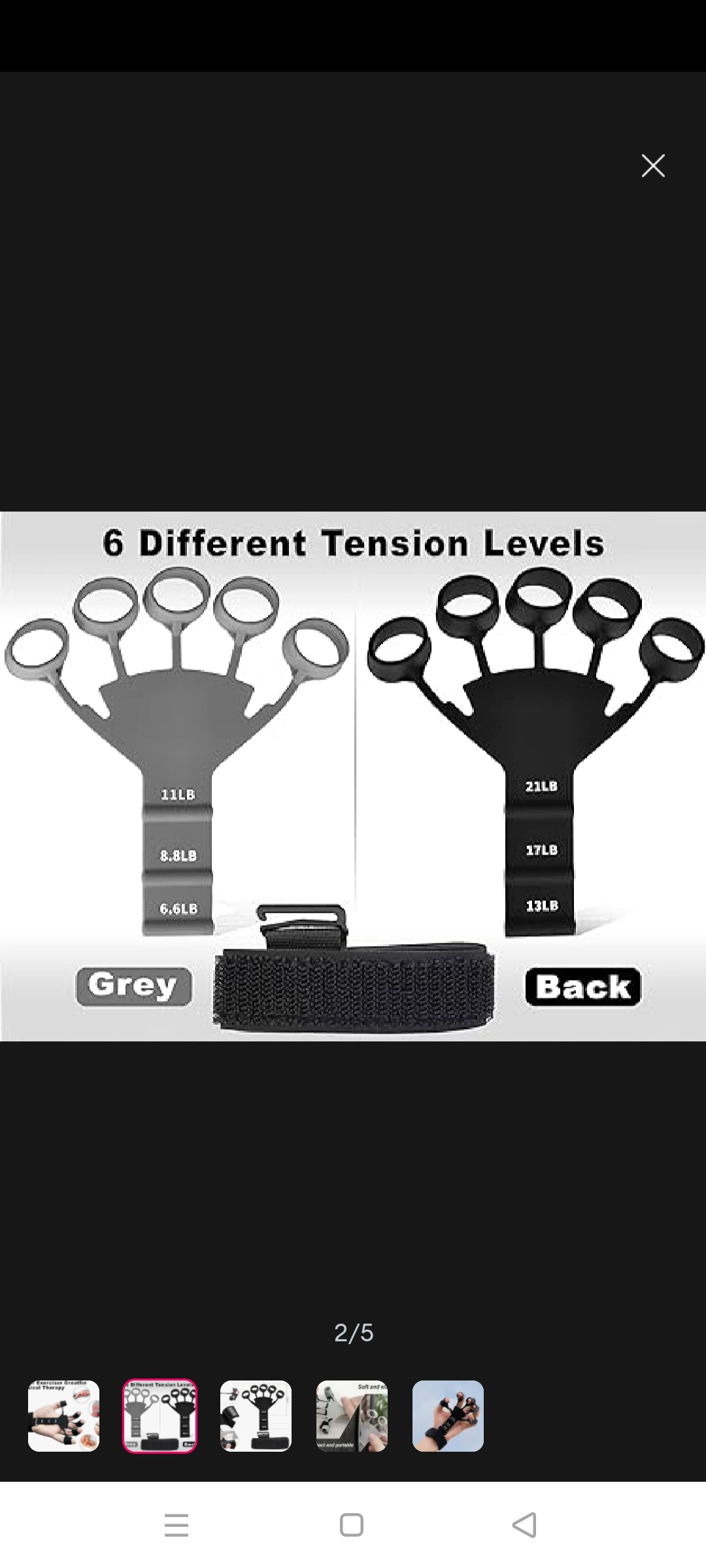 Hand Grip Strengthener & Finger Exerciser – Adjustable Resistance