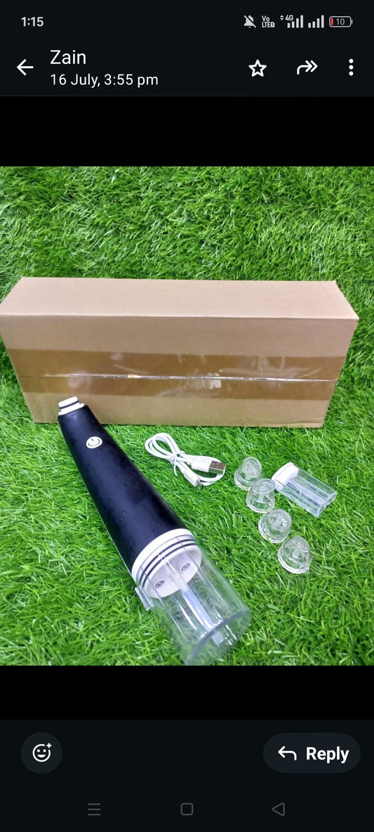 Bubble Vacuum Blackhead Remover – Deep Pore & Acne Cleaner with USB Rechargeable Suction for Oil & Impurities Removal
