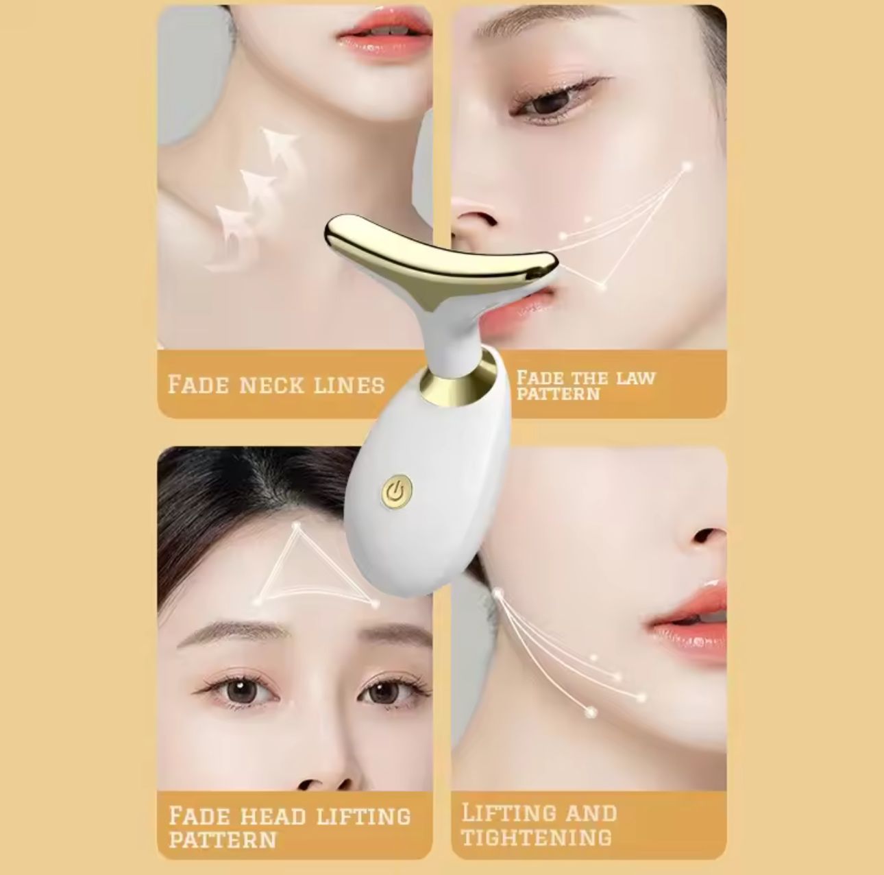Multi‑Effect Vibration Massage Skin Beauty Instrument – Facial Lifting & Skin Rejuvenation Device