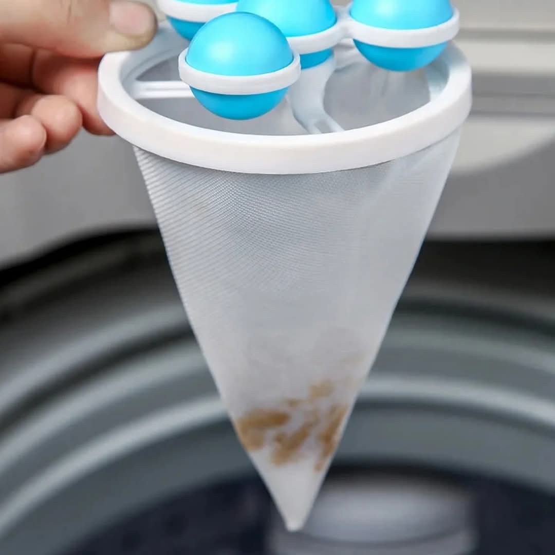 Pack of 2 – Reusable Washing Machine Filter Bags – Lint, Hair & Debris Catcher for Cleaner Laundry