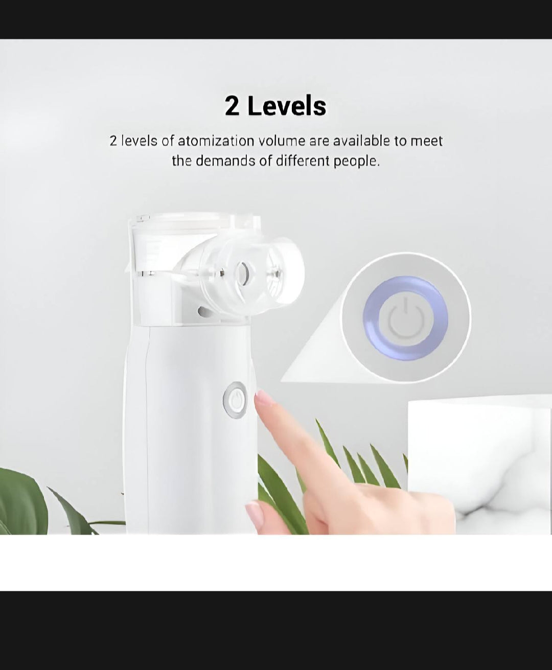 Mesh Nebulizer JSL-W302 – Portable, Rechargeable & Silent Nebulizer for Adults & Kids