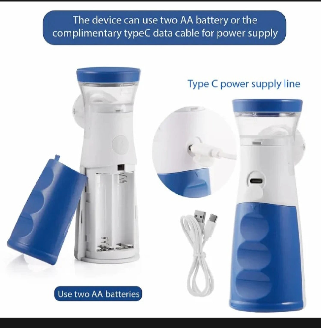 Mesh Nebulizer JSL-W302 – Portable, Rechargeable & Silent Nebulizer for Adults & Kids