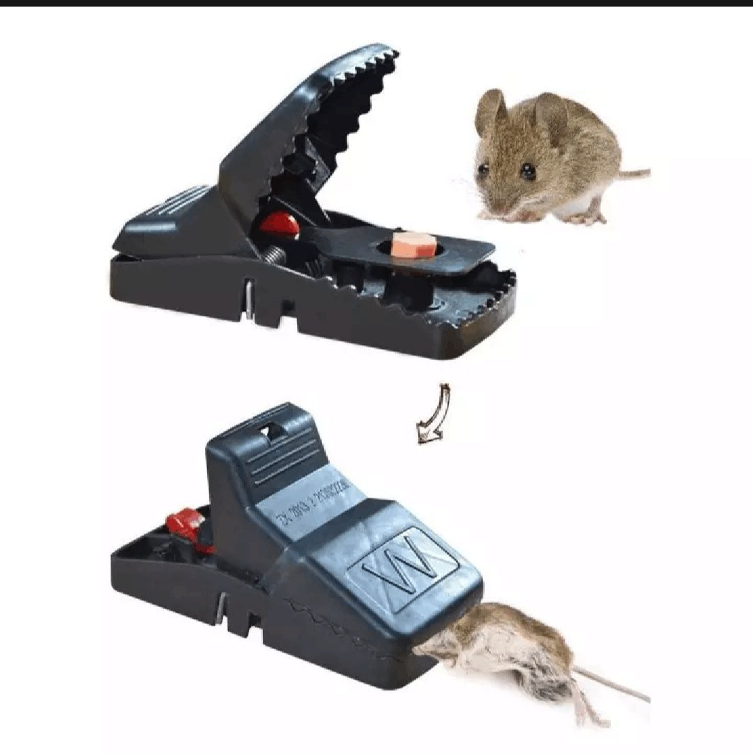 Rat & Mouse Trap – Big Size Reusable Snap Catcher for Home, Kitchen & Pest Control