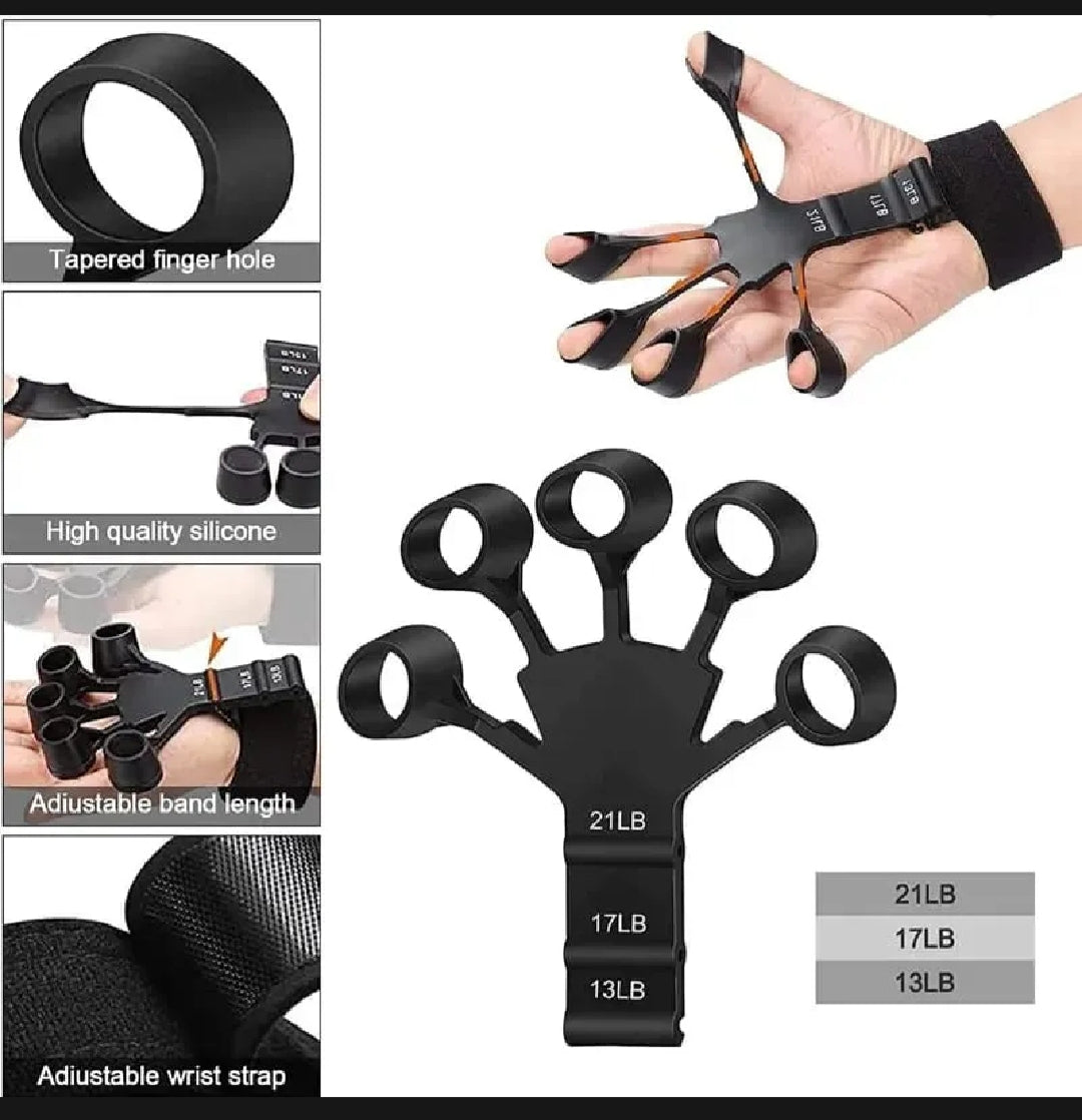 Adjustable Finger & Hand Grip Strengthener – Forearm, Wrist & Finger Exercise Tool